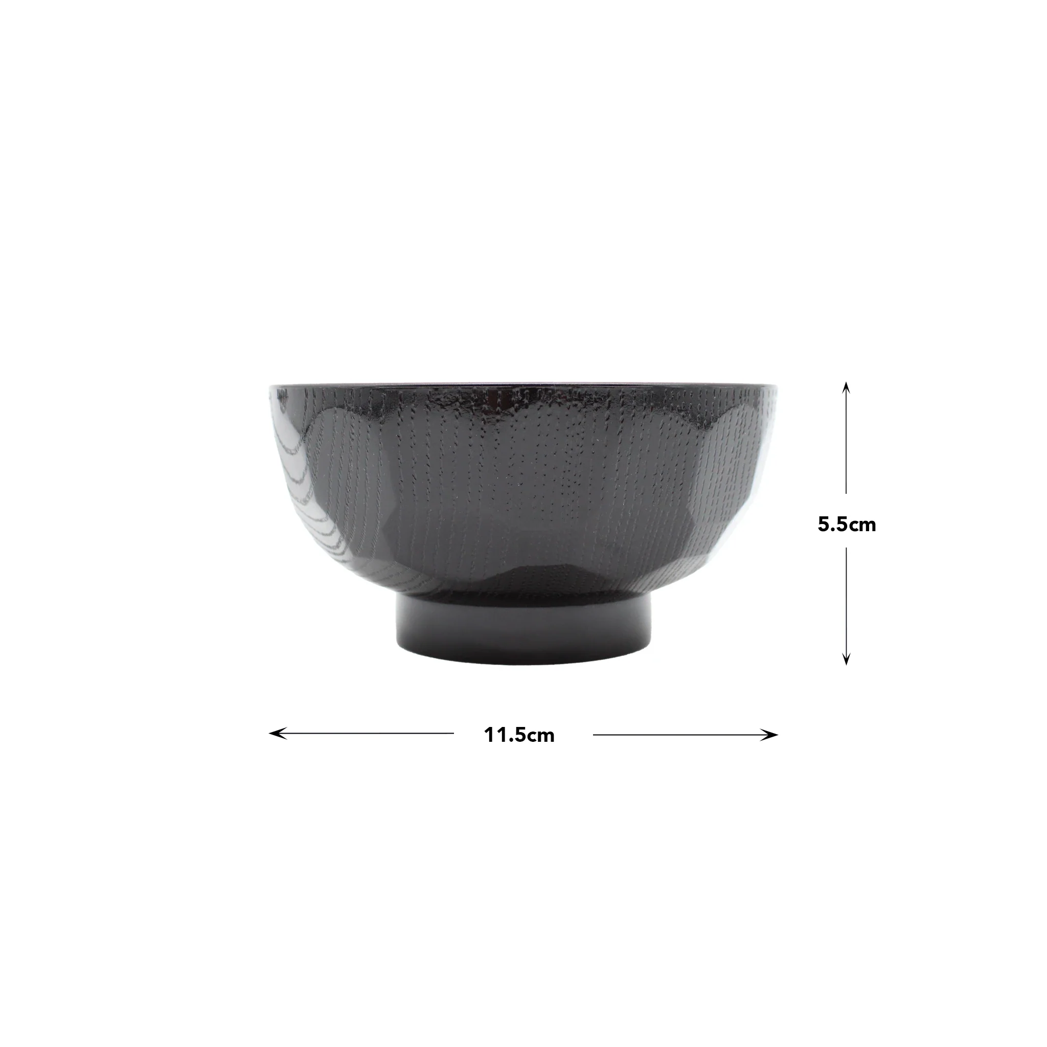 Miso Bowl - Black and Red - Image 2