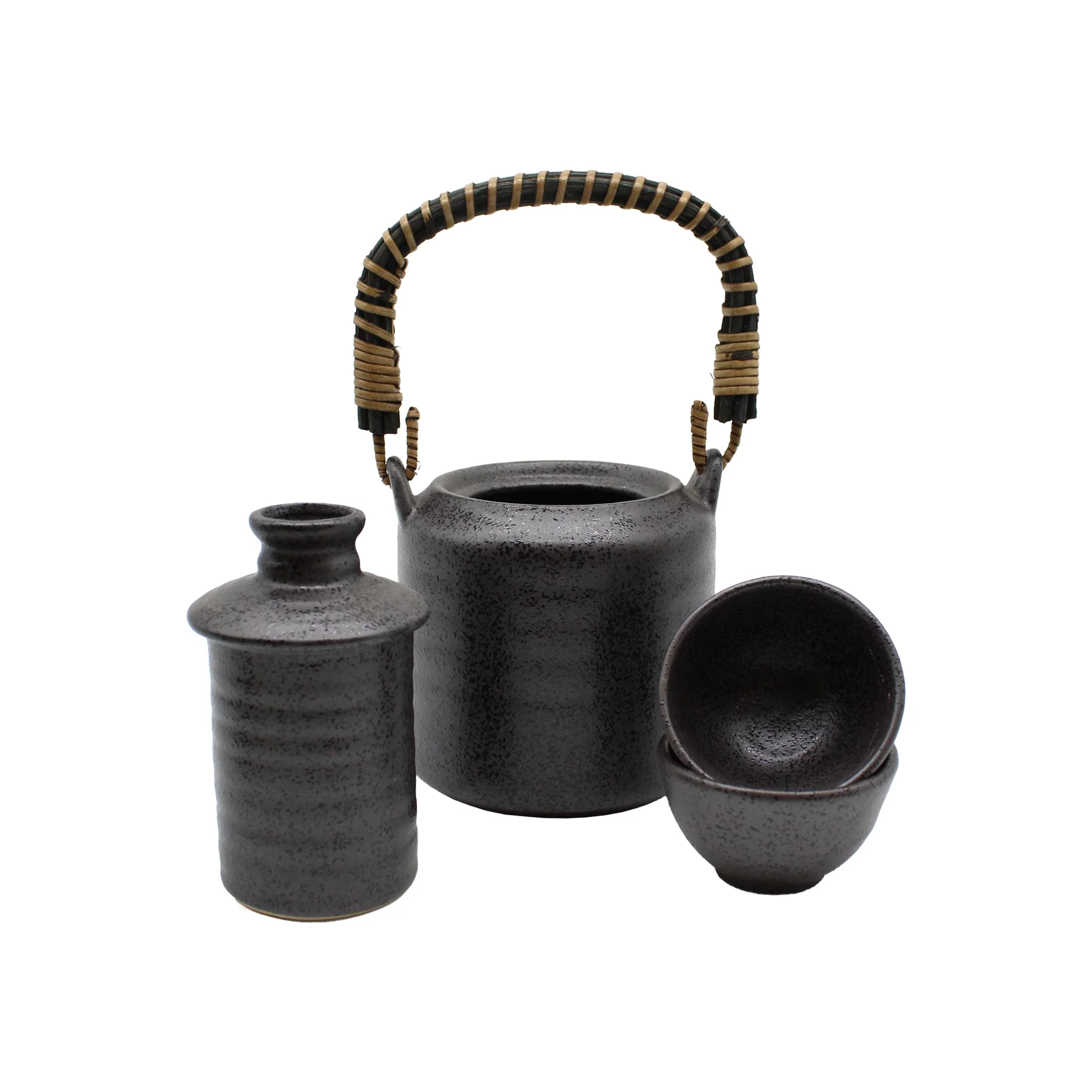 Sake Heating or Chilling Pot With Ibushi Handle - Image 3