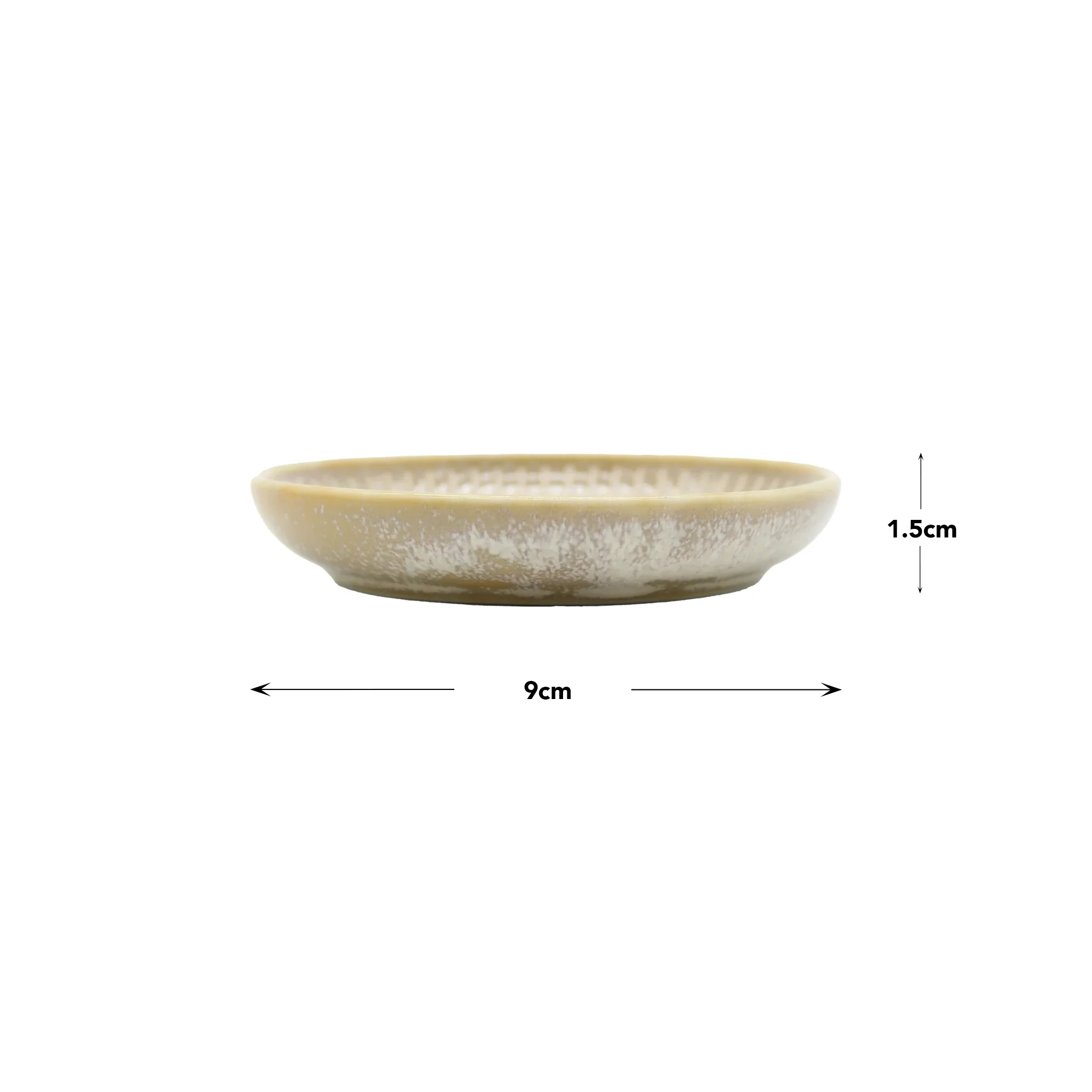 Soy Sauce Dish - Ridged Alabaster - Image 2